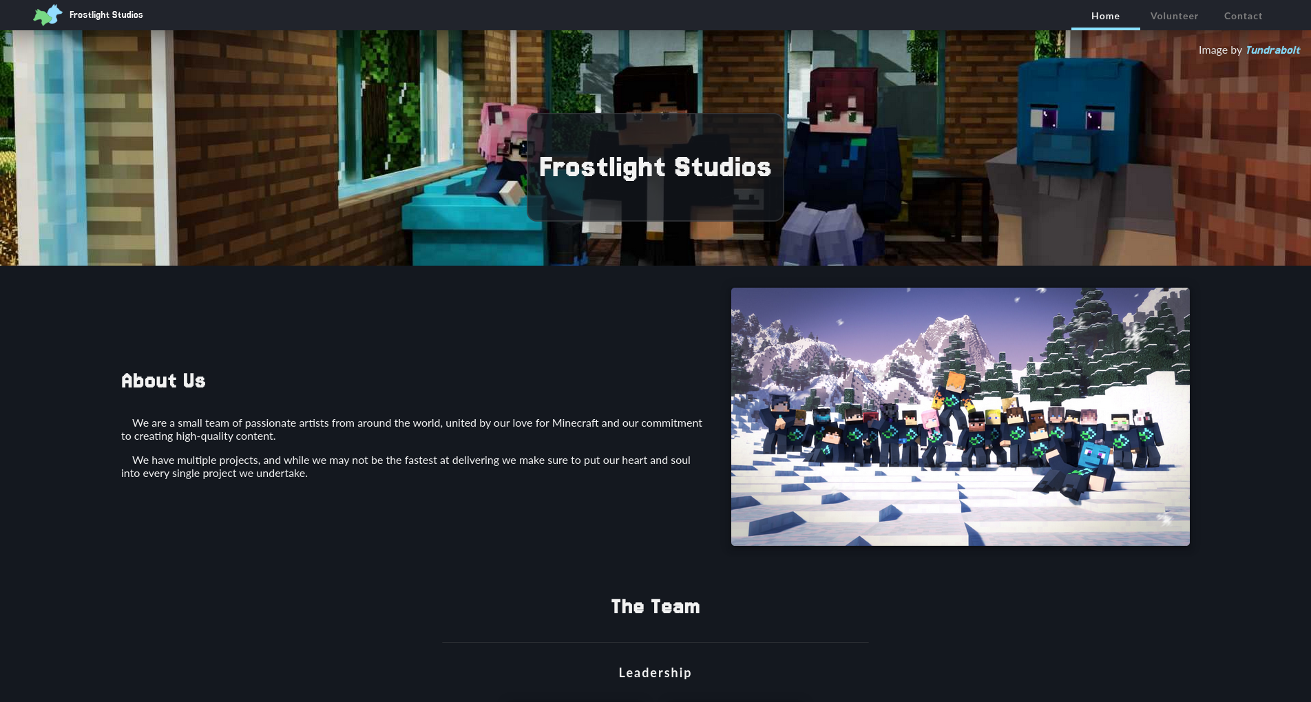 Frostlight Website